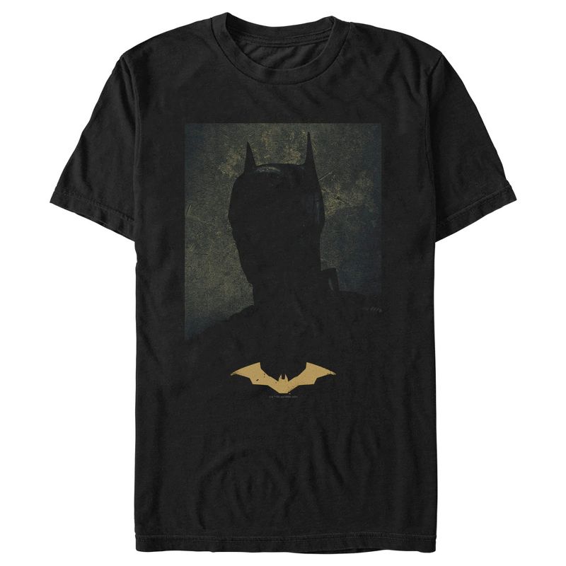 Men's The Batman Silhouette Portrait T-Shirt, 1 of 6