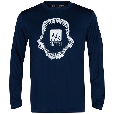 Fintech Cape Fear Sun Defender UV Long Sleeve T-Shirt - 2XL - Dress Blues