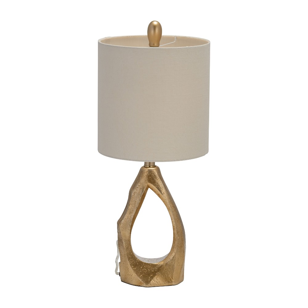 Photos - Floodlight / Street Light SAGEBROOK HOME 24" Organic Resin Table Lamp Gold