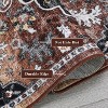Ultra-Thin Vintage Runner Rug - Washable, Non-Slip, Non-Shedding, Stain-Resistant Hallway Carpet for Entryway - 3 of 4