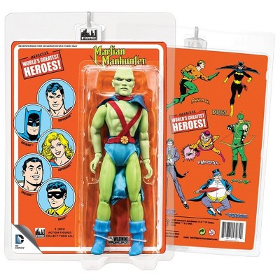 DC Comics 8 Inch Action Figures With Retro Cards: Martian Manhunter