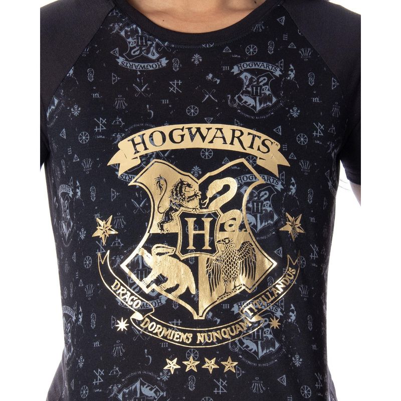 Harry Potter Women's Juniors' Hogwarts Castle Nightgown Pajama Sleep Top, 3 of 5
