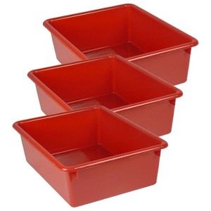 Romanoff Double Stowaway® Tray Only, Red, Pack of 3 - 1 of 3