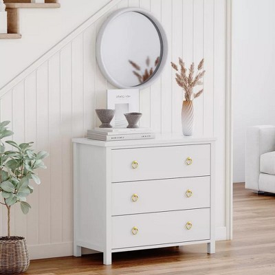 Freestanding Dresser Storage, Vertical Cabinet with Storage Drawer Dresser, Wooden Closet Dressers Chest for Bedroom, Nursery, Living Room
