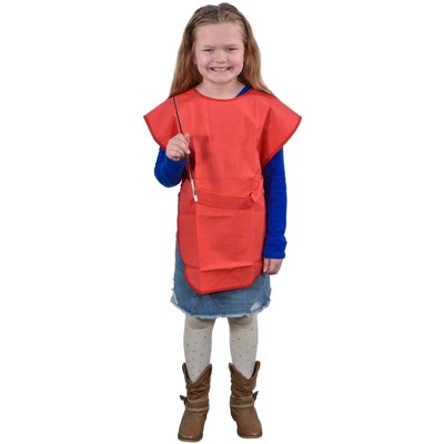 School Smart Kid's Vinyl Smock, 22 x 16 Inches