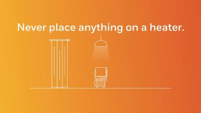 Slim Black Ceramic Tower Heater with Digital Thermostat