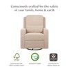 Babyletto Sigi Recliner and Swivel Glider - Shearling - 2 of 4