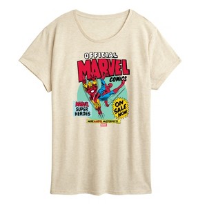 Women's - Marvel - Heroes Spider-Man Iron Man Short Sleeve Graphic T-Shirt - 1 of 4