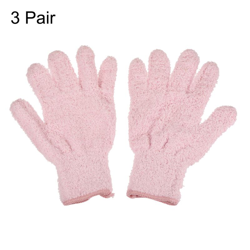 Unique Bargains Dusting Cleaning Gloves Microfiber Mitten for Plant  Lamp Window, 3 of 7