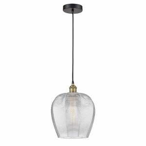 Norfolk - 1 Light Cord Hung Mini Pendant In Industrial Style-15.13 Inches Tall and 11.75 Inches Wide - 1 of 1