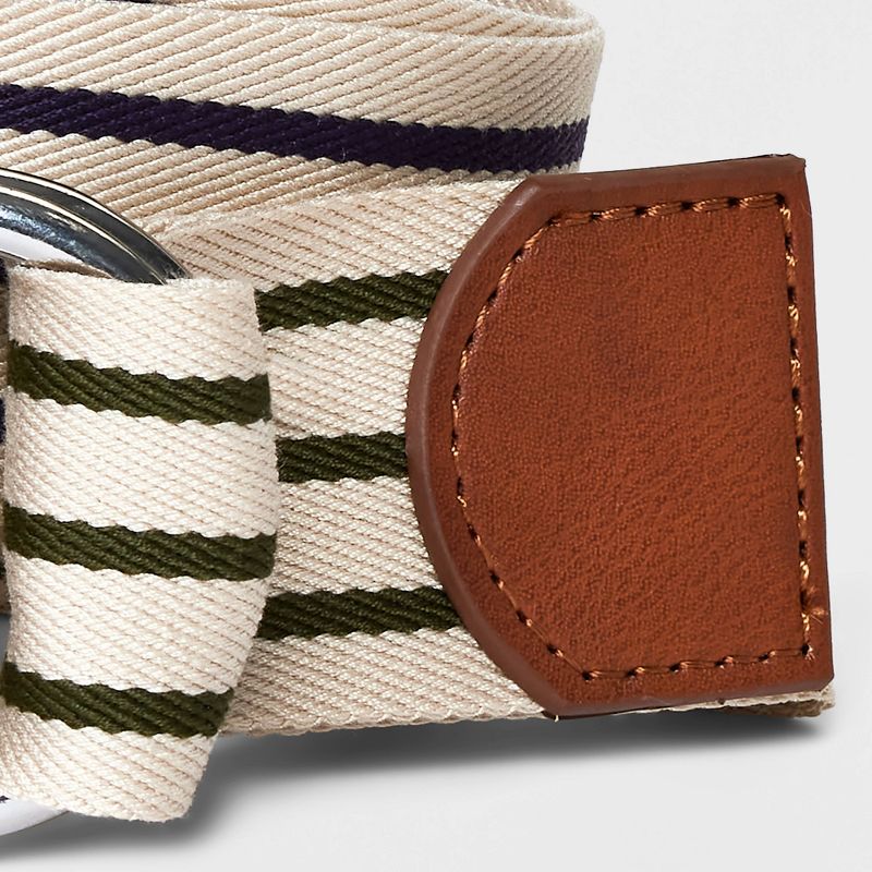 Women's Prep Stripe Belt - Universal Thread™, 4 of 5