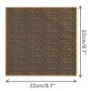 INSPIRE CHIC Men's Solid Color Herringbone Textured Pocket Square - 2 of 4