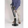 Rubbermaid Commercial Smoker's Pole Round Steel Black R1BK - 3 of 3