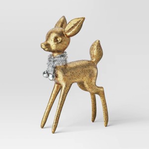 Christmas Plastic Deer Decor Gold - Wondershop™ - 1 of 3