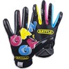 Battle Sports Gang Gang Triple Threat Youth Football Receiver Gloves - Black - 2 of 2
