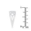 Slickblue 2.3ct CZ Rhodium Contemporary Anniversary/Wedding Band Ring, Clear Stones, Circle Design, Size 5-10 - 4 of 4
