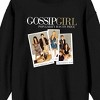 Gossip Girl Pictures of Characters Women's Black Long Sleeve Sweatshirt - 2 of 3