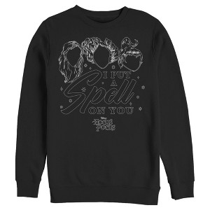 Men's Disney Hocus Pocus Spell on You Silhouette Sweatshirt - 1 of 3