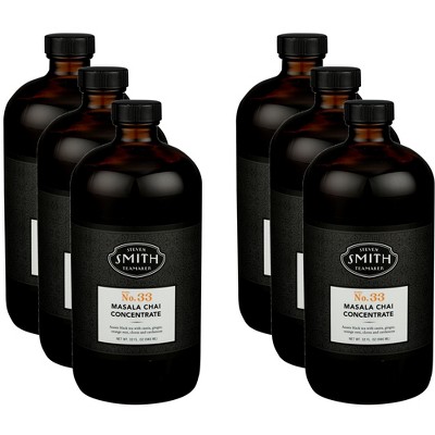 Smith Masala Chai Concentrate - Case of 6 - 32 oz