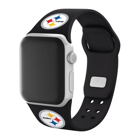 Groove Life Apple Watch Band NFL Pittsburgh Steelers, Narrow 38mm/40mm / Short