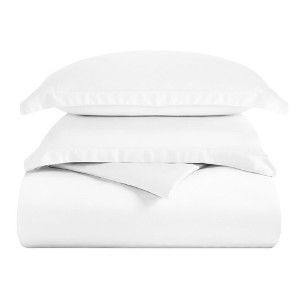 1000 Thread Count Solid Lyocell-Blend Duvet Cover Set by Blue Nile Mills - 1 of 4
