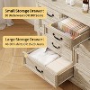 MUUEGM Farmhouse Drawer Dresser, 9 Drawer Chest with Wood Top, 52" Wide Storage Organizer for Bedroom, Living Room, Entryway - 4 of 4