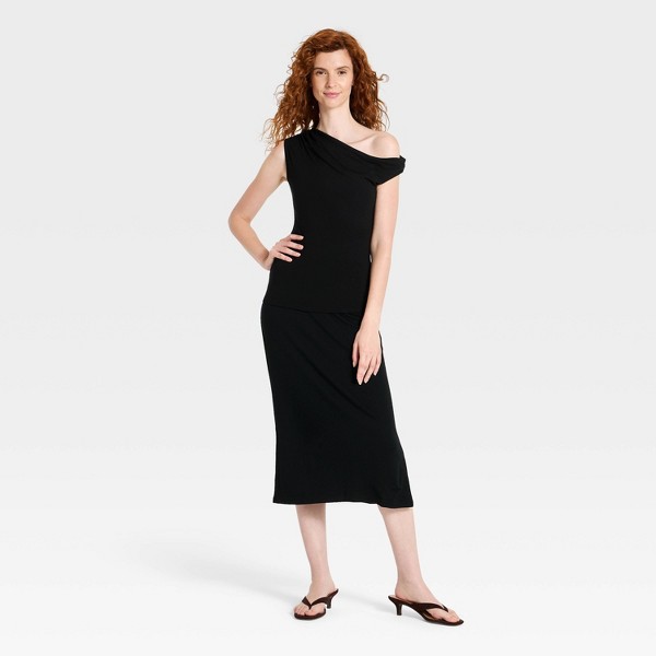 Top de Un Hombro con Fruncido de Jersey Moderno para Mujer - A New Day™ 3