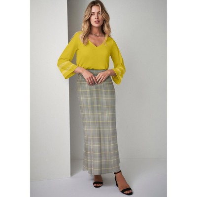 Jessica London Stretch Knit Maxi Skirt
