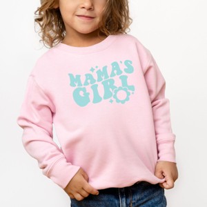 The Juniper Shop Mama's Girl Flower Toddler Sweatshirt - 1 of 4