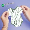 Big Dot of Happiness Boho Botanical Baby Garland Banner, Greenery Baby Shower, Gender Neutral Decorations Banner, 30 Feet of Cord, 15 Double-Sided - 3 of 4