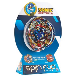 Spin Flip Puzzle: Sonic & Dr. Eggman -2-In-1: Double-Sided Puzzle,8+ - 1 of 4