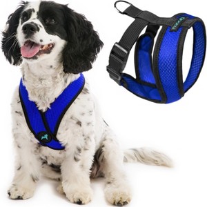 Gooby Comfort X Head In Harness Blue, X - 1 of 1