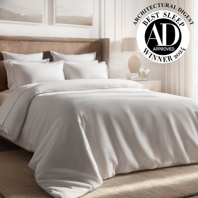 Luxury 1000 Thread Count White Cotton Sateen King Sheet Set