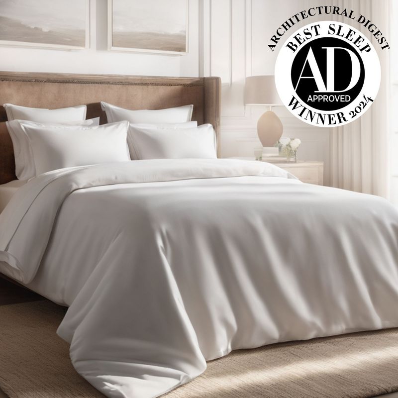 Luxury 1000 Thread Count Bed Sheets Set - 100% Cotton Sateen - Soft, Thick & Deep Pocket by California Design Den, 3 of 9