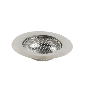Unique Bargains Home Kitchen Stainless Steel Sink Strainer Drain Stopper Basket 2.76" Diameter 1 Pc - 1 of 3