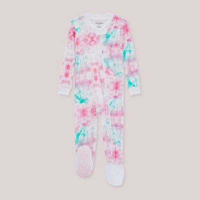 Burt's Bees Baby® Baby Girls' Tie-Dye Organic Cotton Footed Pajama - Light Pink 18M