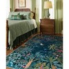 Itopfox Midnight Jungle Green Washable Rug, Soft Area Carpet for Bedroom, Office, Living Room, Dining Room, Botanical Non Slip Rug - 2 of 4