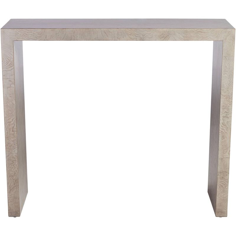 55 Downing Street Modern Gray Sky Wood Rectangular Console Table 38" x 14" for Living Room Bedroom Bedside Entryway House Balcony, 3 of 10