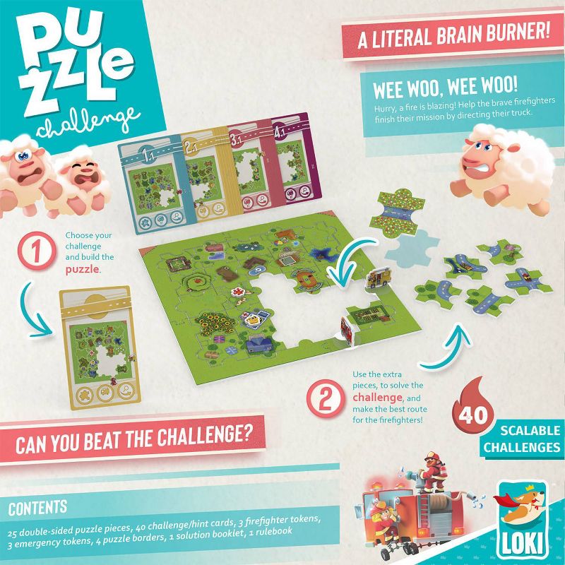 Puzzle Challenge: Firefighters to the rescue Game, 2 of 14