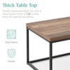 Best Choice Products 44in Rustic Modern Industrial Style Rectangular Wood Grain Top Coffee Table w/ 1.25in Top - 3 of 4