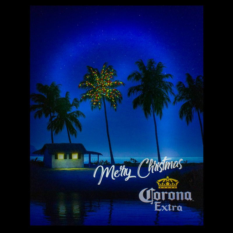 Northlight 18.75" Motion Activated Musical Lighted Corona Christmas Wall Art, 4 of 5