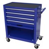 Maggift Tool Boxes, Portable Rolling Tool Chest with 4 small and a large drawers, Wheels, Metal Closure for, Garage, Blue, 24.2"*12.9"*26" - 4 of 4