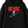 ACDC Angus Young Long Sleeve Youth Black Hooded Sweatshirt - 2 of 3