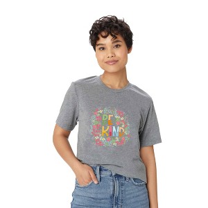 Valeria Frustaci Be Kind Floral T-Shirt - Deny Designs - 1 of 3