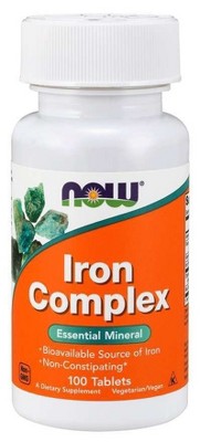 Iron Complex by Now Foods  -  100 Tablet