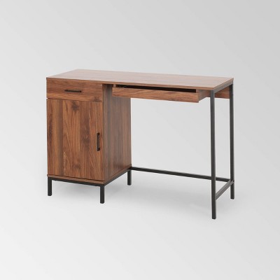 Gallaudet Contemporary Computer Desk Walnut - Christopher Knight Home