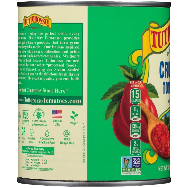 Tuttorosso Crushed Tomatoes with Basil 28oz, 3 of 6