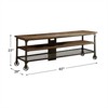 Millwood Metal TV Stand in Natural and Black - Lexicon - 2 of 4