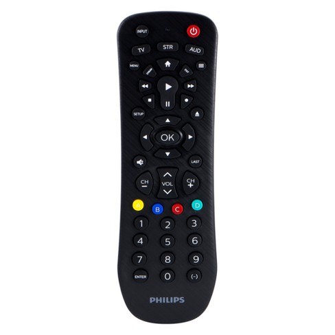 Philips 3 Device Universal Remote Control Brushed Black Target