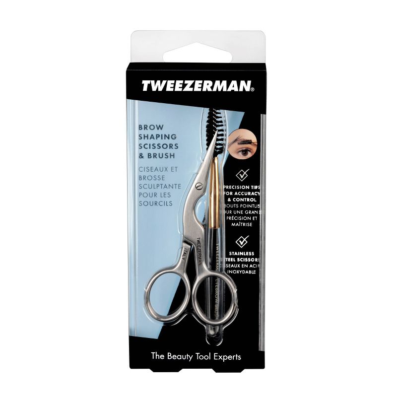 Tweezerman Eyebrow Shaping Scissors And Brush Set - 2Pc, 6 of 8